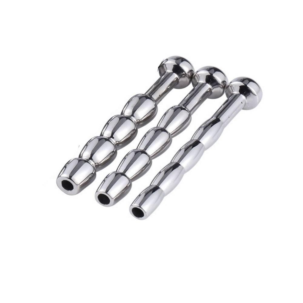 Männer Adult Sex Shop SM Männlicher Penis Plug Harnröhrenkatheter Metall Harnröhrenstrecker Harnröhren-Sound-Dilatator Chirurgischer Edelstahl Penis Plug