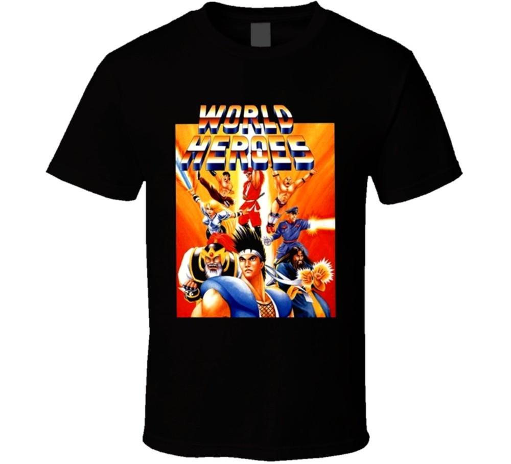 World Heroes Classic NEO GEO Video Game T Shirt Unisex T-Shirt S