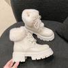 Thick-soled Short Boots Women's New Winter Velvet Warm Snow Boots Martin Boots Thickened Warm Cotton Shoes