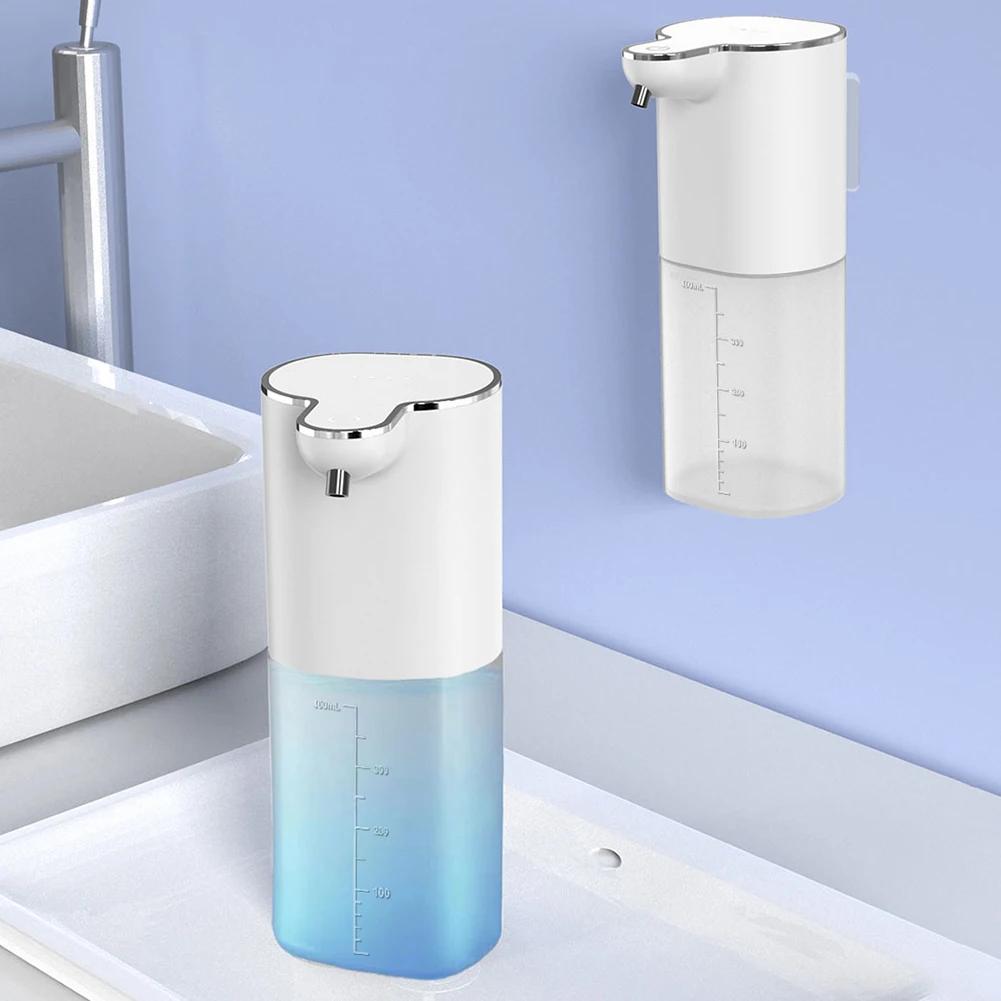 400ml Automatic Soap Dispensers USB Charging Smart Washing Hand Machine Infrared Sensor 4 Levels Adjustable for Bathroom Kitchen