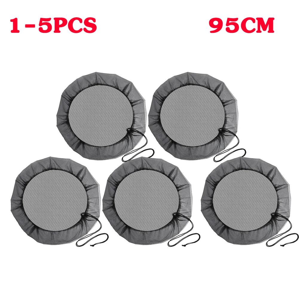 1-5pcs 60-120cm Mesh Cover Netting for Rain Barrel Water Collection Bucket Raindrop Anti-fall Leaves Filter Net Water Protection