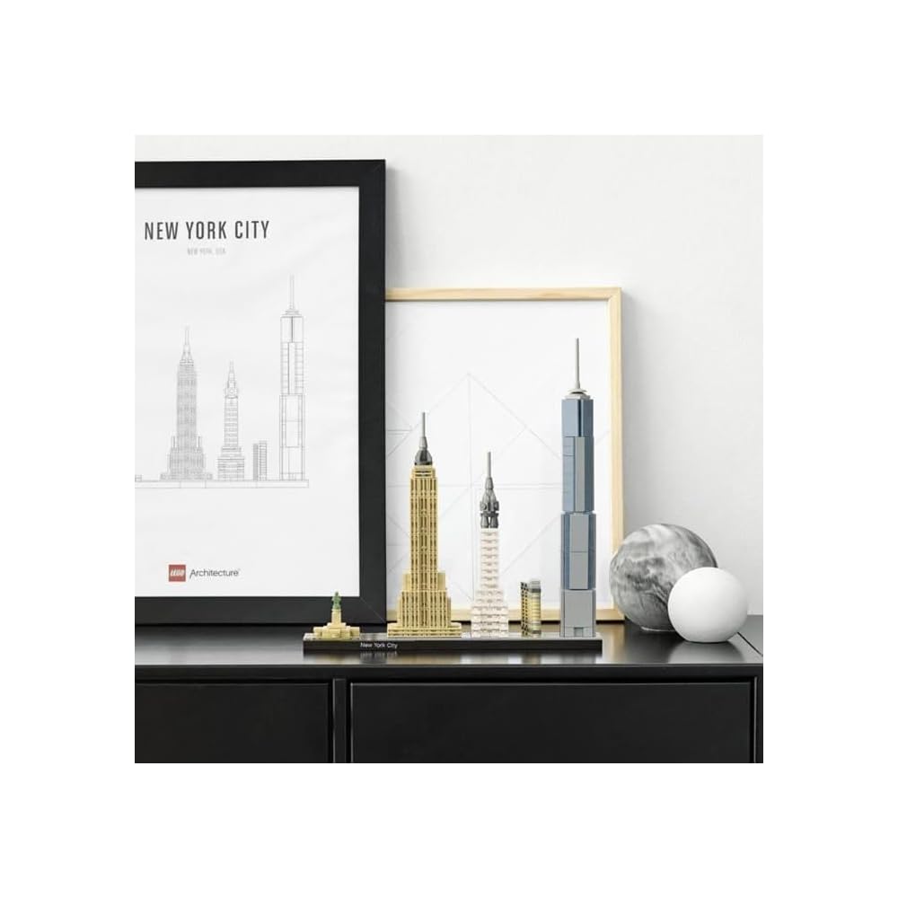 LEGO Architecture New York 21028 Building Set with Detailed Design and Collectible Features