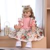 60 Cm Reborn Baby Girl Toy Cloth Body Realistic Princess Newborn Baby Dolls Kids Birthday Christmas Gifts Suit for 7+ Years