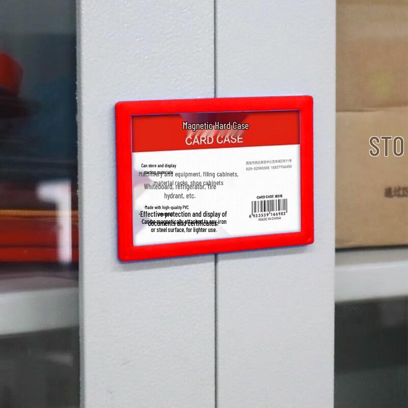 Magnetic Shelf Label Holders Approx. 21x15cm
