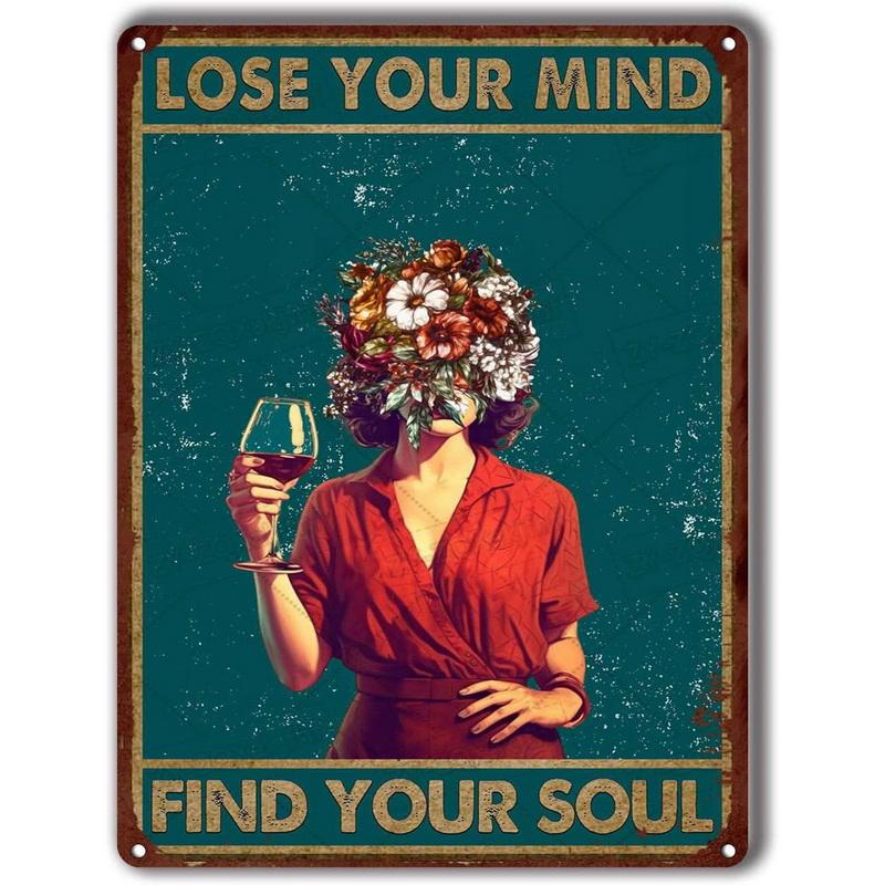 Metal Tin Signs Be Kind To Your Mind Wall Posters Plaque Sign Vintage Iron Painting Decoration for Home Cafe Bathroom Club Ba