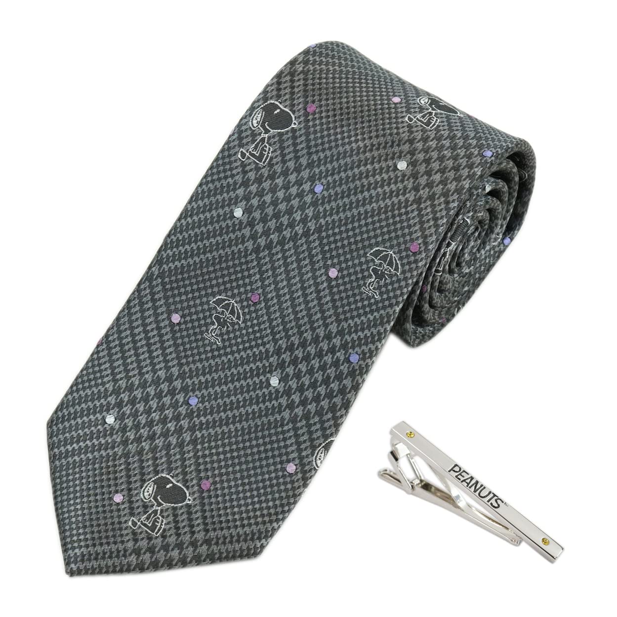 

Набор зажимов для галстука PN914458 Серый 002 SNOOPY Brand Necktie Tie Pin Present [Peanuts] &