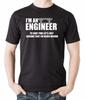 I Am An Engineer Funny Profession T-Shirt A Gift for A Friend New Summer Short-sleeved Round-neck Shirt Launched Breathable Top