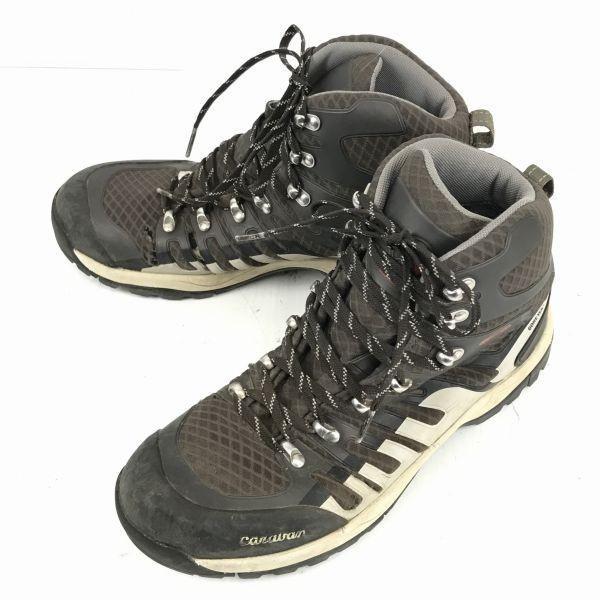 

caravan Waterproof Breathable Gore-Tex Trekking Boots/27.5/Gray×Brown/