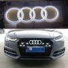 2026 1 pz Emblema Griglia Anteriore Luce Per A3 A4 A5 A6 A7 A8 S3 S4 S5 S6 S7 Q3 Q5 Q7 4D Adesivo Lampada LED Luce Logo Anteriore Auto