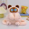Cartoon Cat Siamese Plush Animal Backpack With Adjustable Shoulder Straps