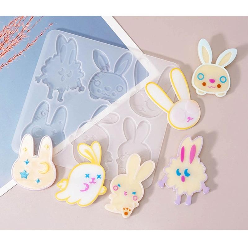 Soft Silicone Mold Hair Accessories Making Molds Lovely Animal Shaped Hair Clip Mould Reliable Jewelry Making Supplies