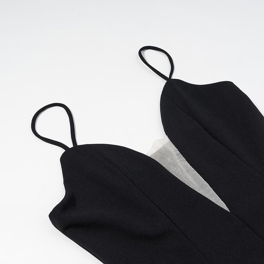 In Stock: Polka Dot Deep V Slim-fit Camisole Dress - Sexy & Fashionable European/American Style 2025