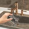 2pcs Wall Mounted Toothbrush Holder PET Mouthwash Cup Rack  Bathroom Accessories