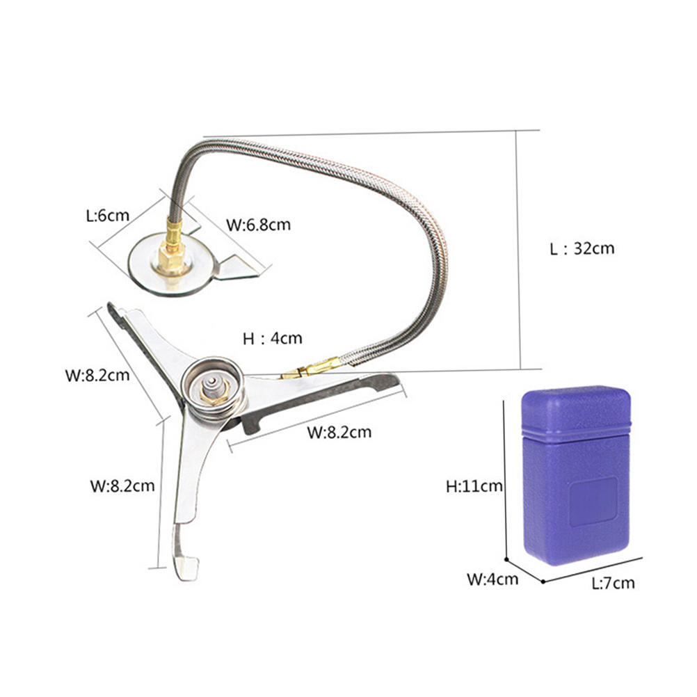 Portable Camping Bbq Stove Adapter Lengthened Link Adapters For Nazzle Gas