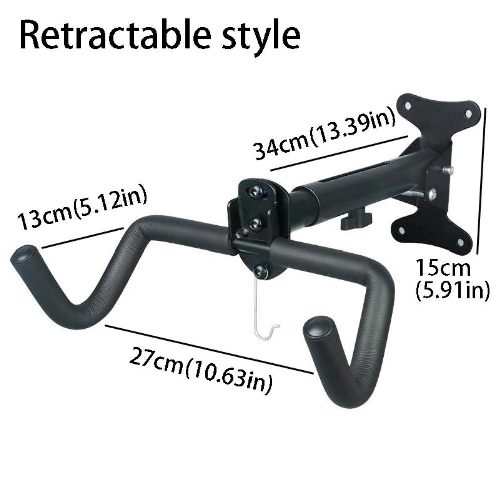 Foldable Design Wall Beam Bike Rack Space Saving Wall Mounted Bicycle Rack  Road Bicycle Storage