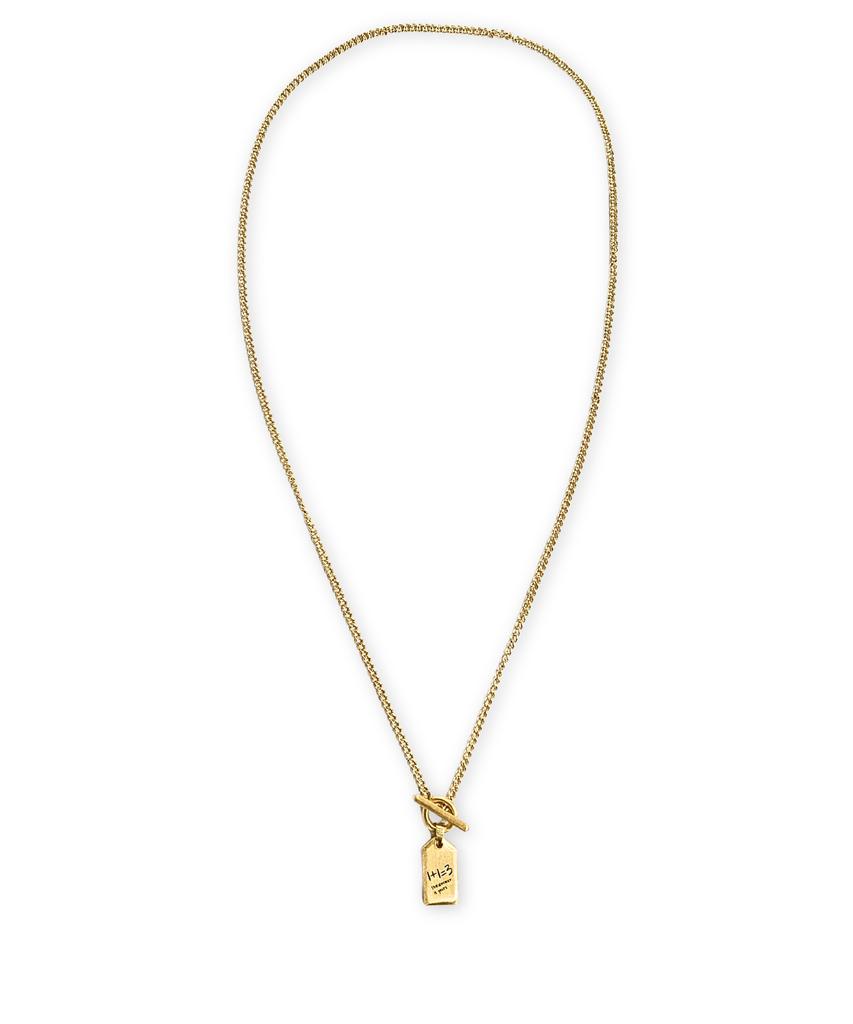 Gaman Gold Toggle Bar Necklace
