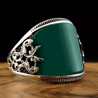 Sanjie Herren Retro Reliefmuster Ring - Neues Heißverkaufsdesign