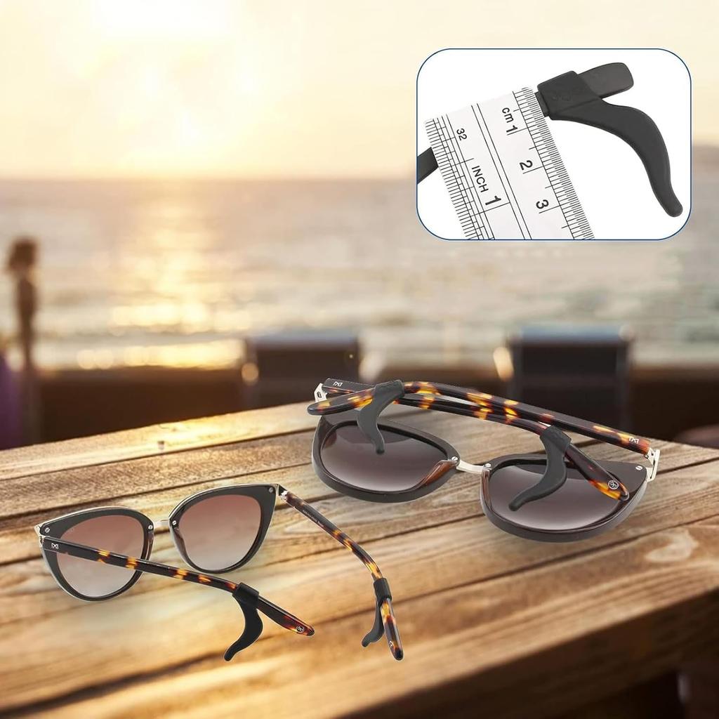 2/40pcs Anti-slip Silicone Ear Grip Glasses Eyeglasses Leg Ear Hook Stopper Bracket Fastener Accessories Temple Tip
