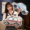 53Cm Plush Transportation Plush Pillow Stuffed Soft Excavator Cement Truck Ambulance Fire Fighting Truck Decor For Sofa Chair