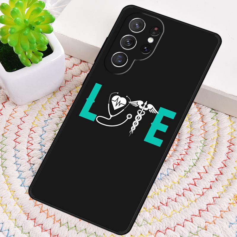 Nurse Medical Medicine Silicone Phone Case For Samsung Galaxy note 10 pro S26 S25 S24 S23 S22 S21 Plus S25Ultra Capa Cover