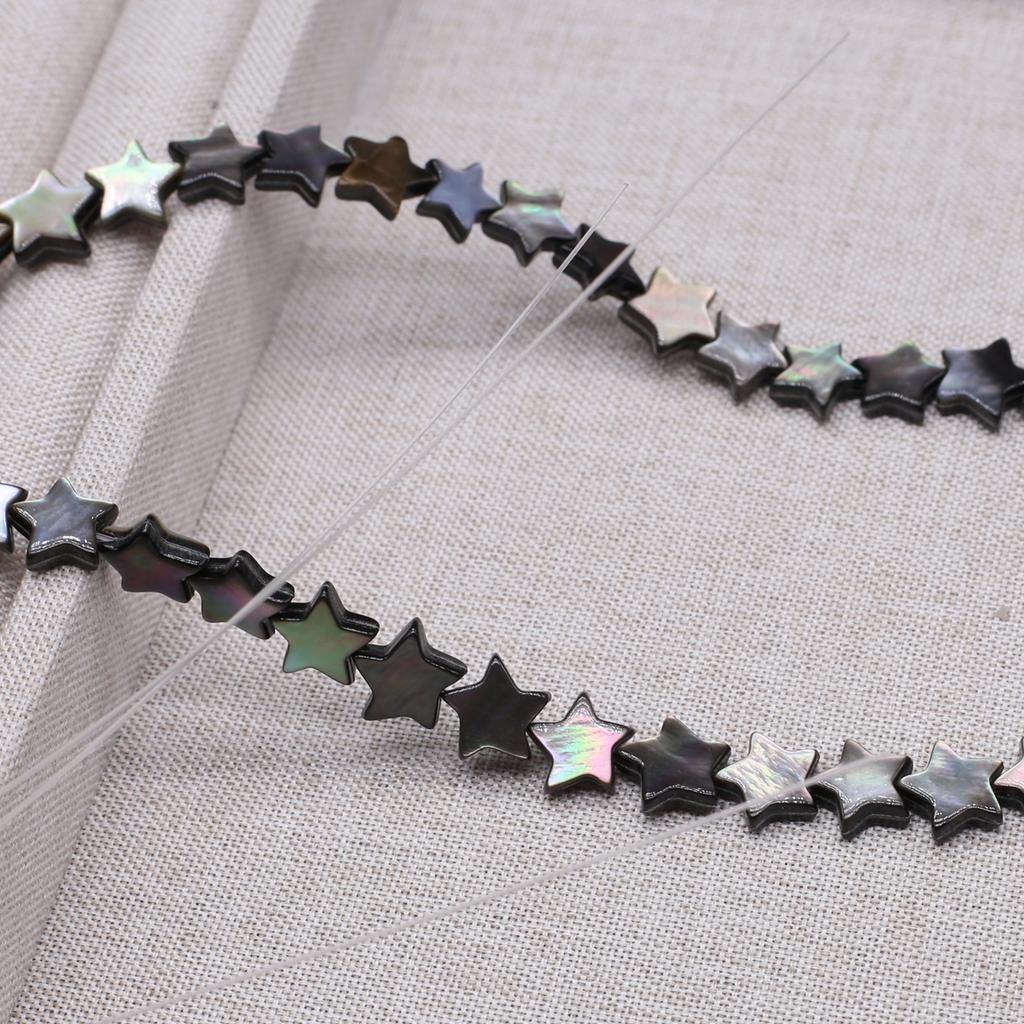 Bead Assortments Freshwater Shell Beads Irregular Black Isolation Beads 10mm For Jewelry Making DIY Pendants Necklace Earrings Bracelet Accessory