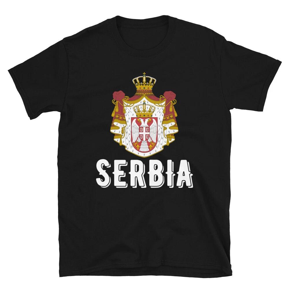 Serbia Coat Of Arms Large T-Shirt 2XL