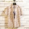Summer Men's Hawaiian Shirt Printed Short Sleeve Big Size Hawaii Men Beach Floral Shirts