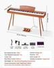 Weighted Digital Piano, 88 Keys Fully Weighted, Electric Piano Keyboard with Sheet Music Stand, Triple Pedal, Power Adapter, 280 Tones, Support