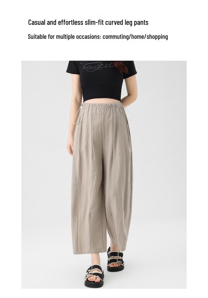 Spring-Summer 2026 Maternity Wide-Leg Pants - Comfortable, No Belly Tightening