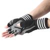 Half Finger   Cycling Protective Gloves AntiSlip Brthable   Gloves(Red )