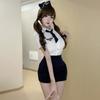 Sexy Lingerie Sexy Stewardess Uniform Suit Cosplay Breast Seduction Sailor Police Passion Buttocks