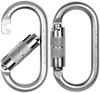 WANYOO Locking 25KN for and with Protection Carabiner, (2500kg), O-Ring, Rescue, Training, Towing, Anti-Slip