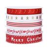 Seasonal Christmas Ribbon Set Giftbox Wrapping Ribbon Festival Home Decors Christmas Wreath Crafting Ribbon Party Supply