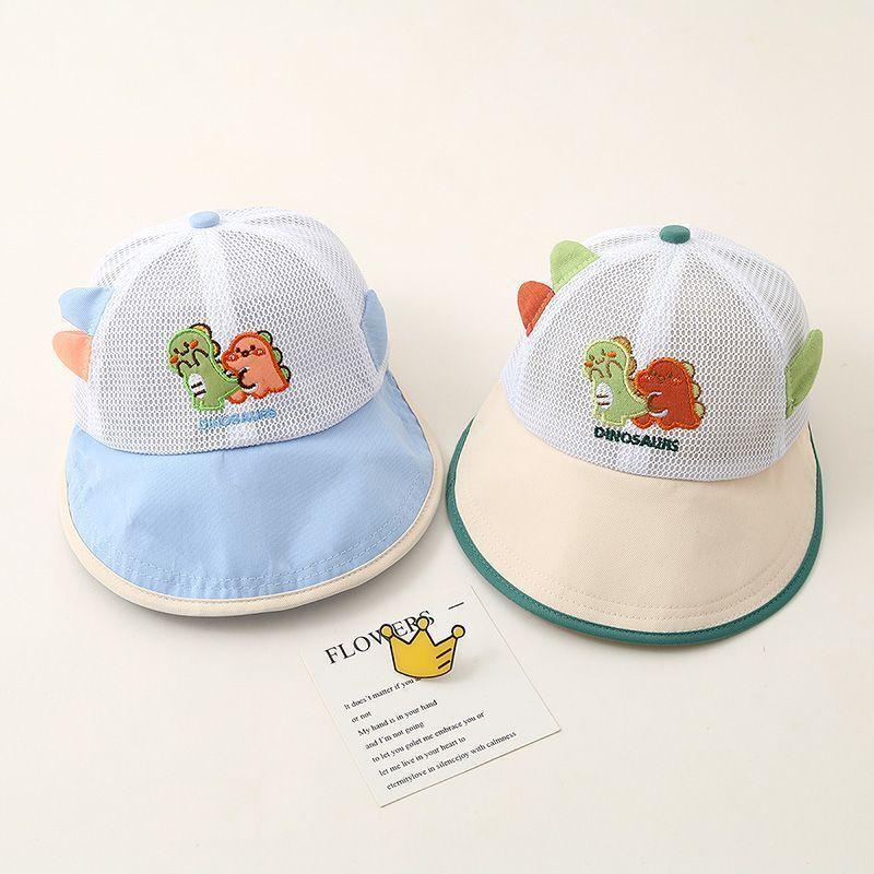 Kids Summer Thin Breathable Mesh Baseball Cap Boys Girls Baby Sun Protection Visor Hat Trendy