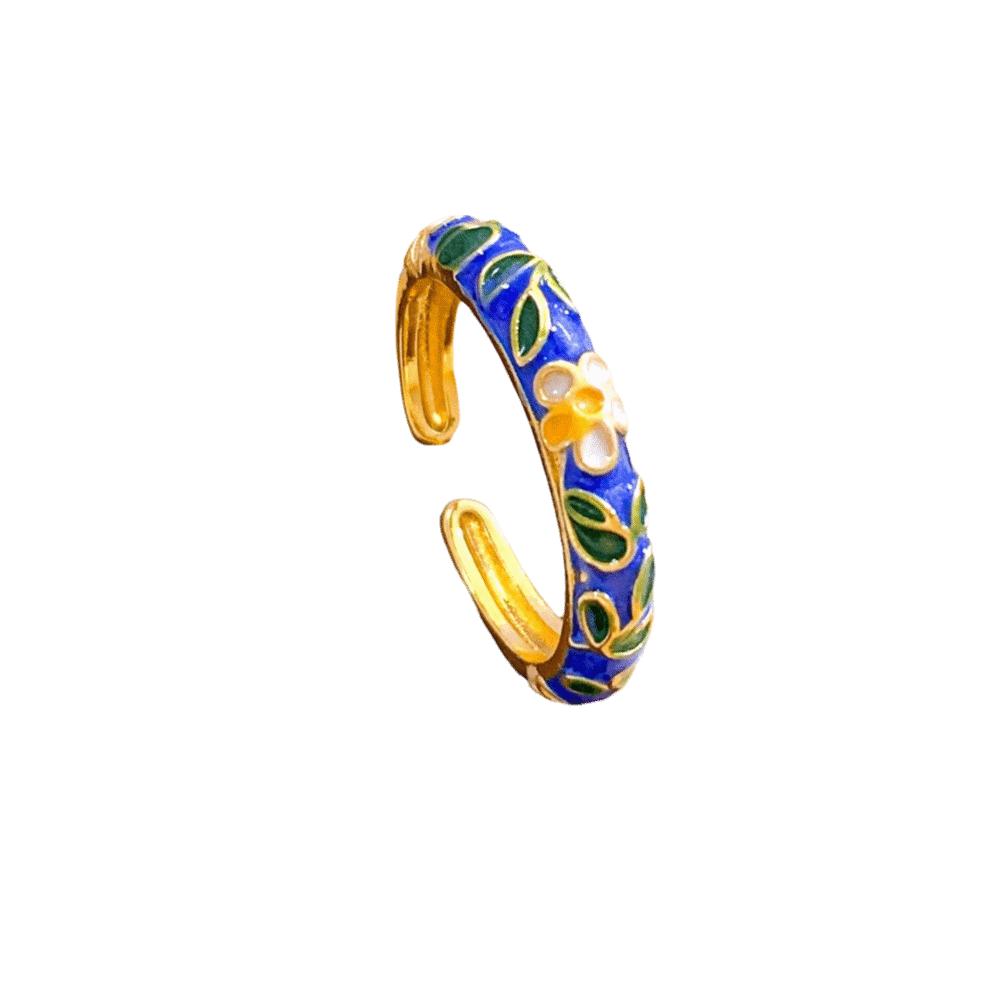 Classic Vintage Geometric Rings Bohemian-Style Gold Plated Ring  Wedding