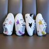 Small White Shoes Autumn New Girls Dirty Shoes Casual Shoes Stars Breathable Boy Board Shoes Sneakers Comfortable  Daily Kids