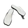 Fashion women transparent slippers flat heel strange open toe flip flops ladies clear beach slides shoes woman sandalias pantuflas mujer
