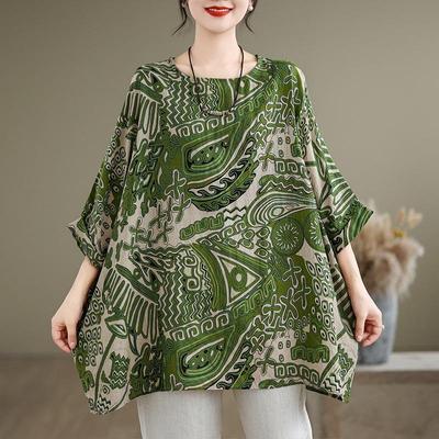 Short Sleeve Oversized Cotton Vintage Casual Loose Long T Shirt Tops Women Summer T-shirt
