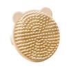 Baby Shampoo Hair Scrub Brush Cute Bear Ears Scalp Scrubber for Baby Both Wet Dry Hair