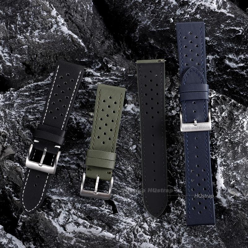 Nylon Sailcloth Strap Quick Release Sport Wristband 18mm 20mm 22mm Watchband Replacement Bracelet for Men Women Belt Accessories