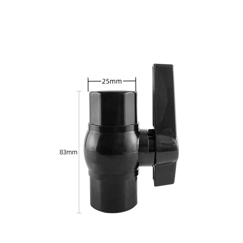 Pvc Pipe Ball Valve 20/25/32/40/50Mm Garden Irrigation Agriculture Water Supply Aquarium Water Pipe Connector Fittings