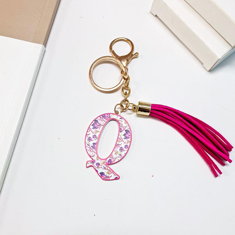 Colorful English Alphabet Keychain & Graduation Gift Accessory