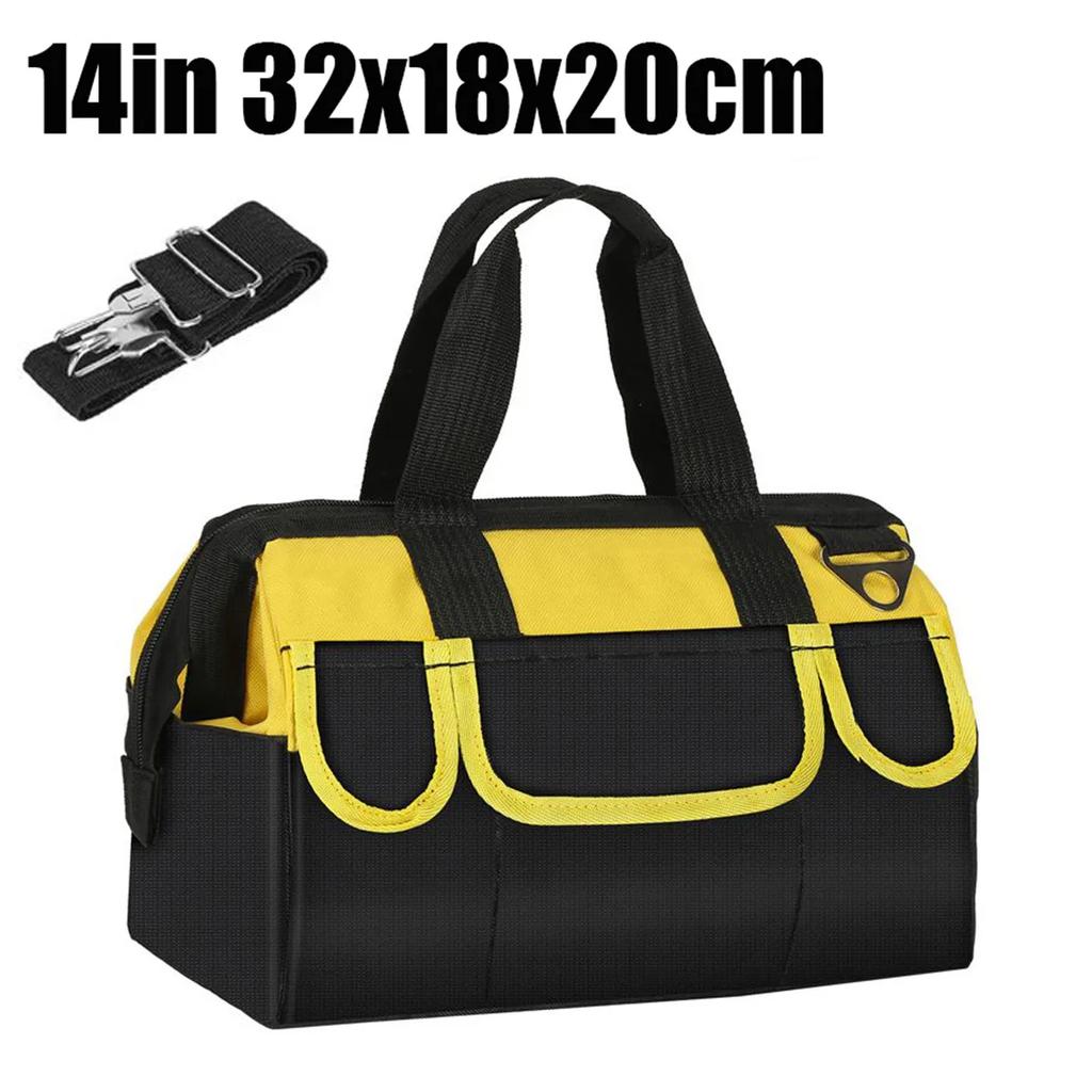 14in Oxford Cloth Canvas Tool Bag for Electrician Tools Multi-pocket Waterproof Tool Pouch Tool Organizer 2025 New