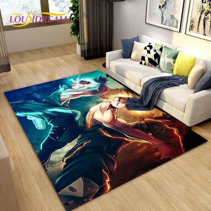 My Hero Academia, Japan Anime Area Rug,Carpets Rug for Living Room Bedroom Sofa Doormat Decoration,Kids Play Non-slip Floor Mat