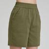 Women Casual Elastic Waist Shorts with Pockets Relaxed Fit Lightweight Drawstring Athletic Lounge Bottoms for Daily Wear