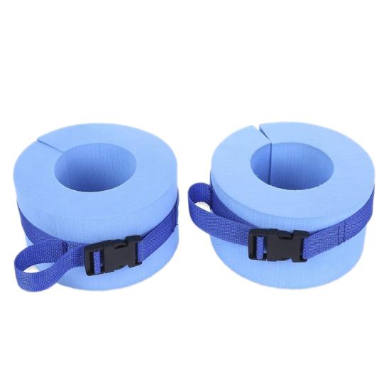 2Pcs Swimming Water Exercise Aerobics Aquatic Buoyancy Ankle Arm Wrist Cuffs