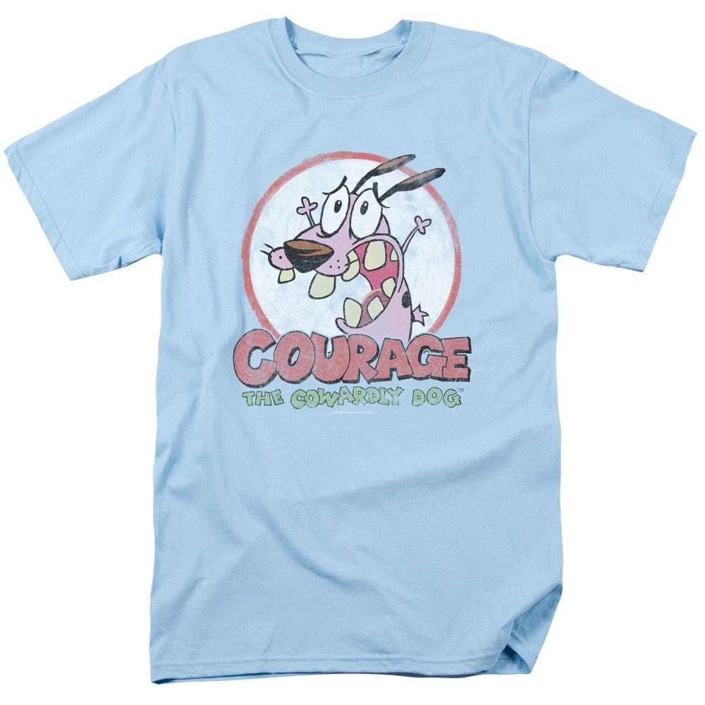 Courage The Cowardly Dog - Vintage Courage -  Unisex Children s T-shirt - Blue 160
