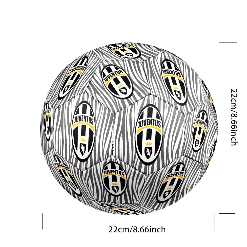 Pallone da Calcio Juventus FC Tema Taglia 5 Partita Professionale Outdoor Calcio Morbido al Tocco Pallone da Allenamento