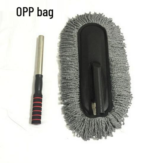 

Retractable Car Wax Fiber Brush with Long Handle Retractable