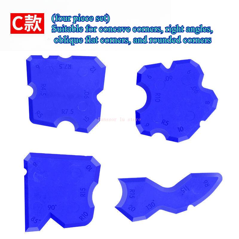 Multipurpose 9-in-1 Spatula Caulking Tool Silicone Caulking Tool Joint Sealant Spreader Spatula Scraper for Tile Window Grout